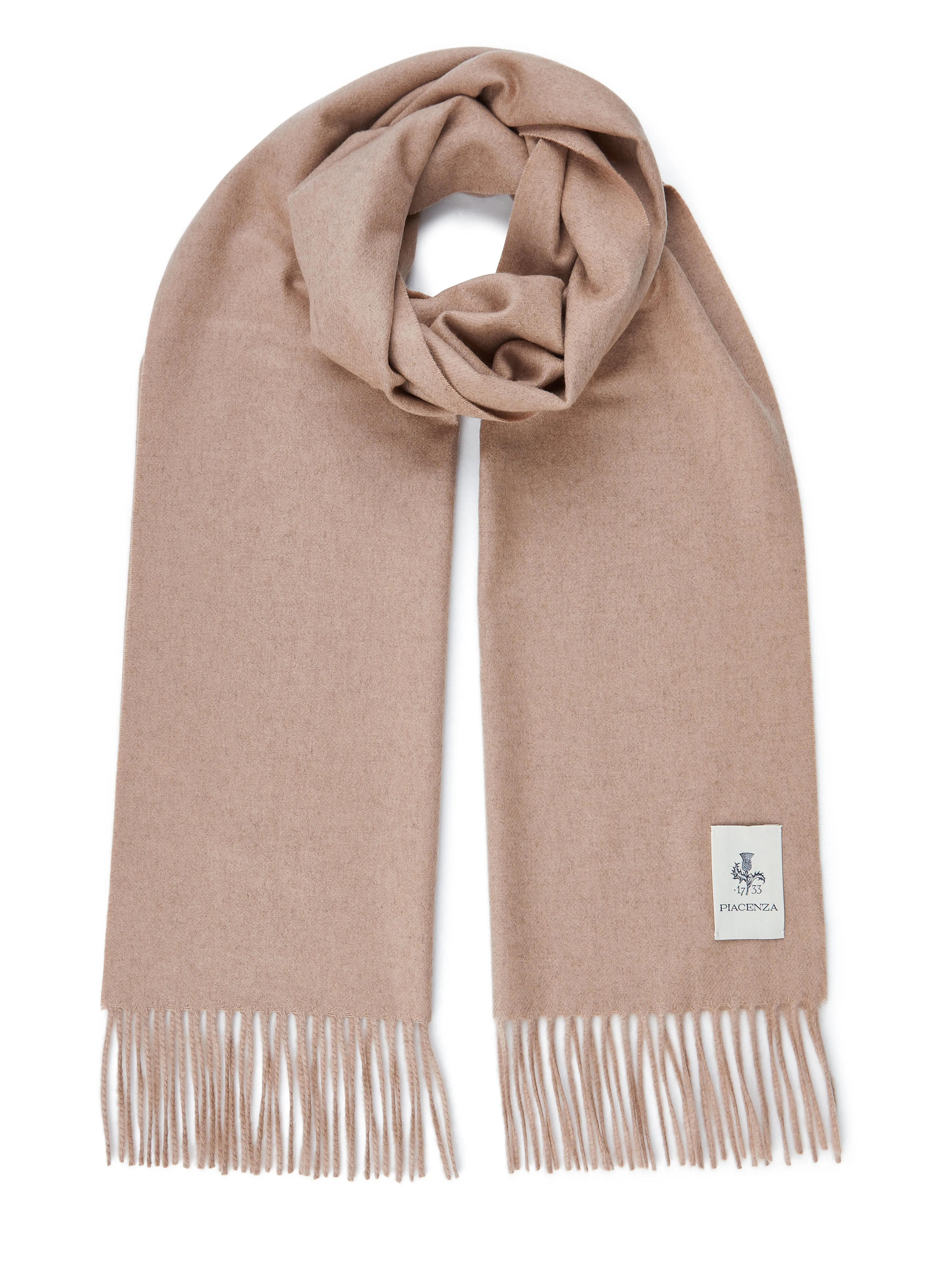 Aeternum Sciarpa in puro Cashmere sabbia