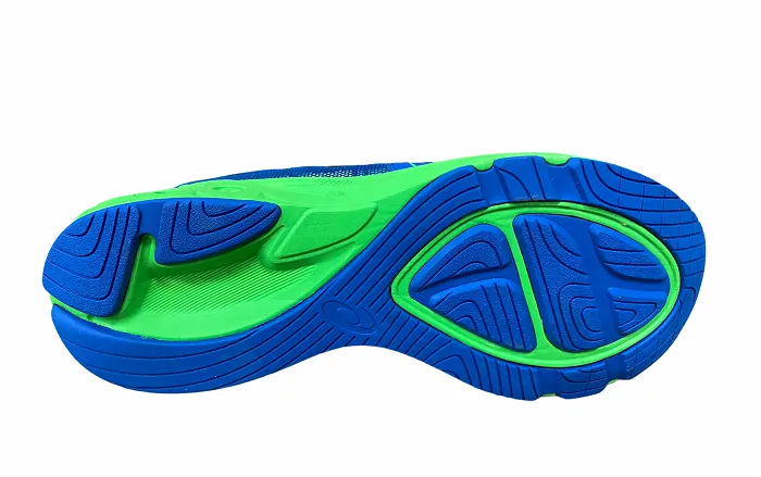 Asics scarpa da corsa da ragazzo Noosa C771N 4585 blu-verde