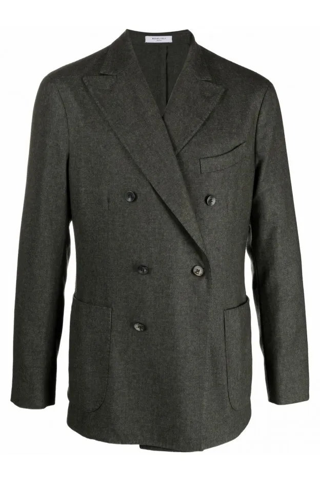   Boglioli     Boglioli Blazer doppiopetto antracite    