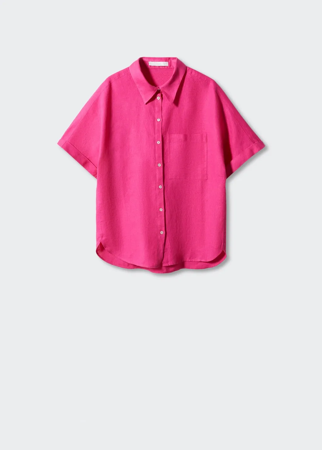 Camicia lino tasca