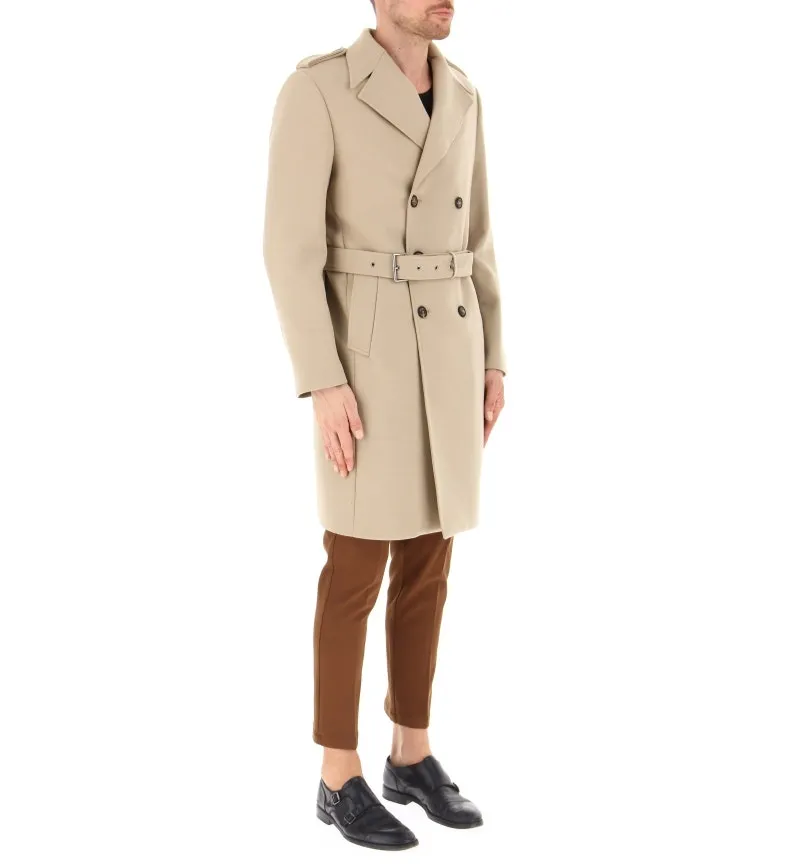 Cappotto con cintura