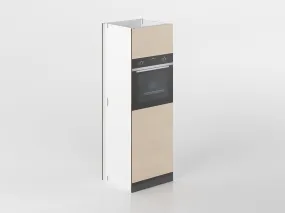 Colonna forno 60 cm legno/antracite 'Cassandra'