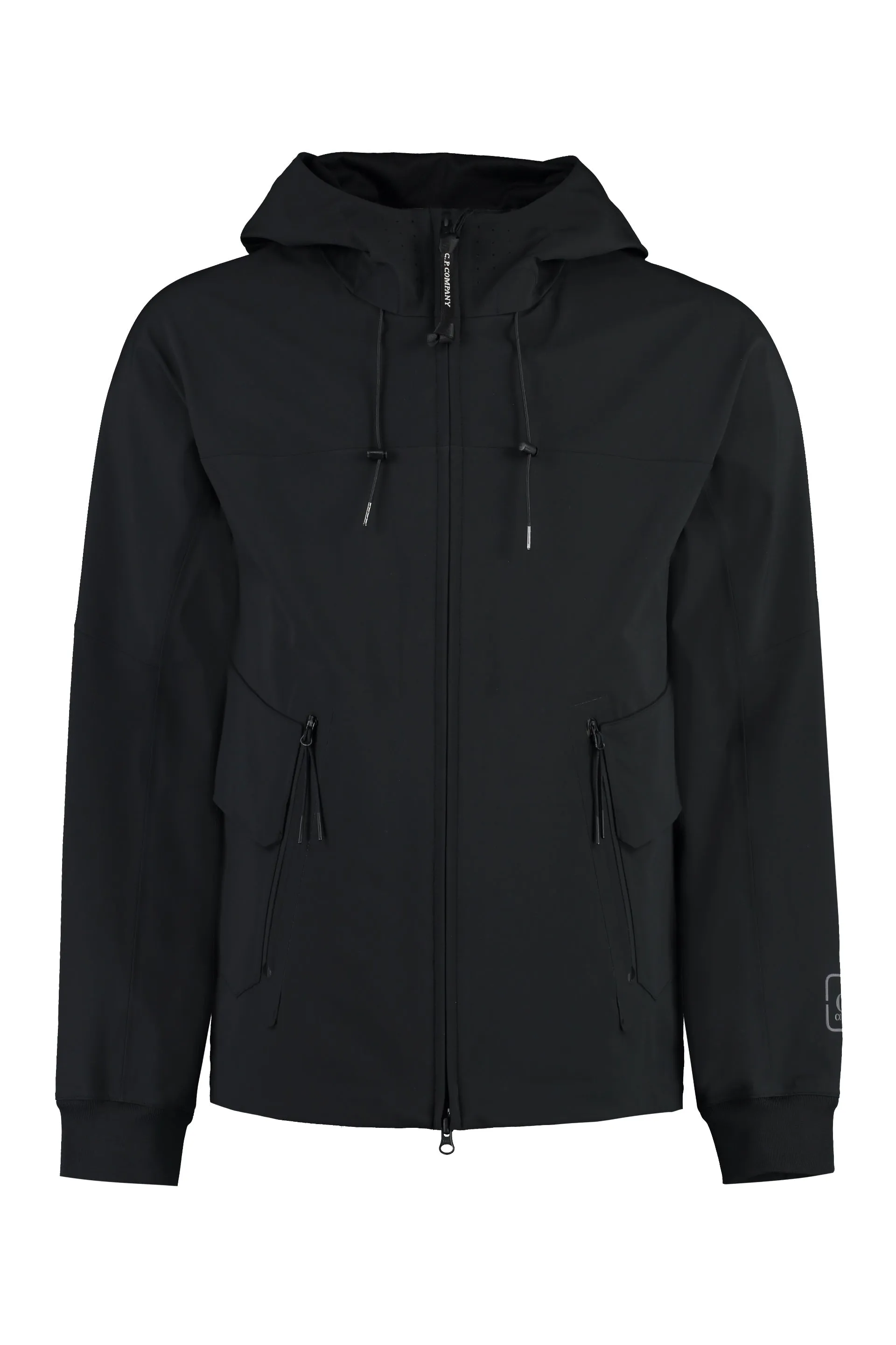 C.P. Company Giacca in tessuto tecnico con zip e cappuccio