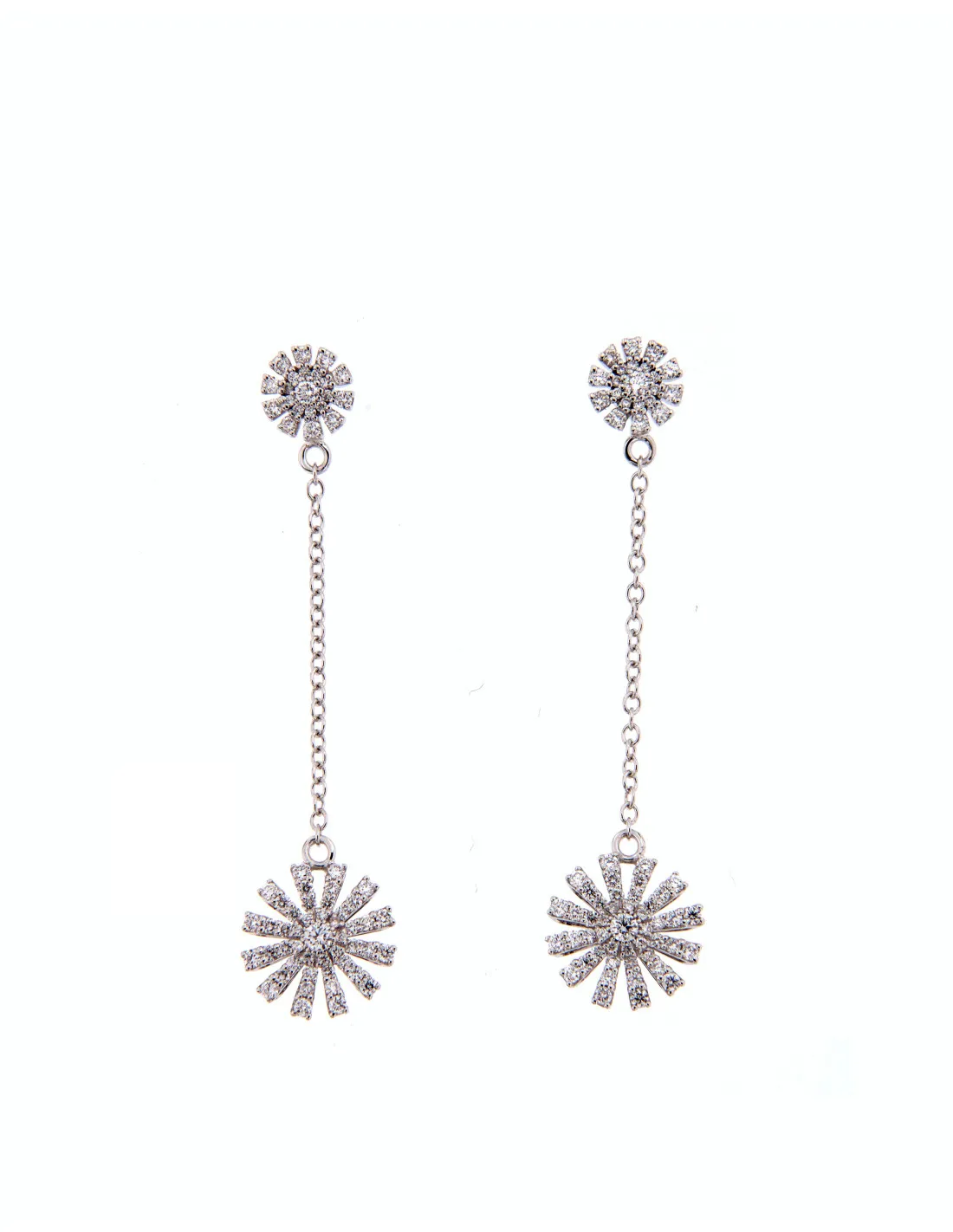 DAMIANI MARGHERITA ORECCHINI IN ORO BIANCO E DIAMANTI 20088142