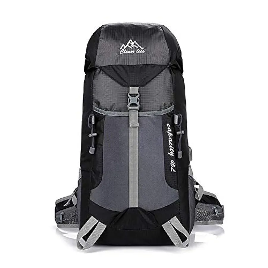 FFYUYI 36-55L Uomini e Donne Outdoor Zaino Sportivo, Grande capienza Impermeabile e Traspirante Zaino in Nylon, Alpinismo Giro S
