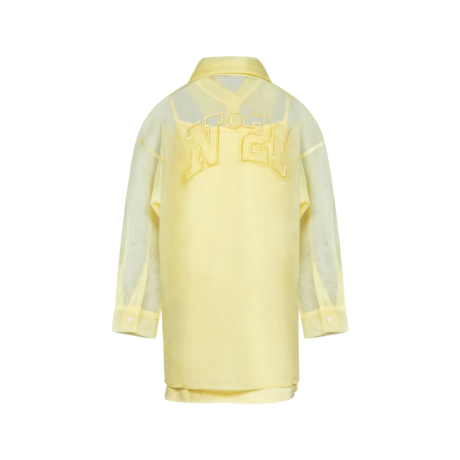 Giacca A Camicia Gialla In Tulle Bambina E Ragazza