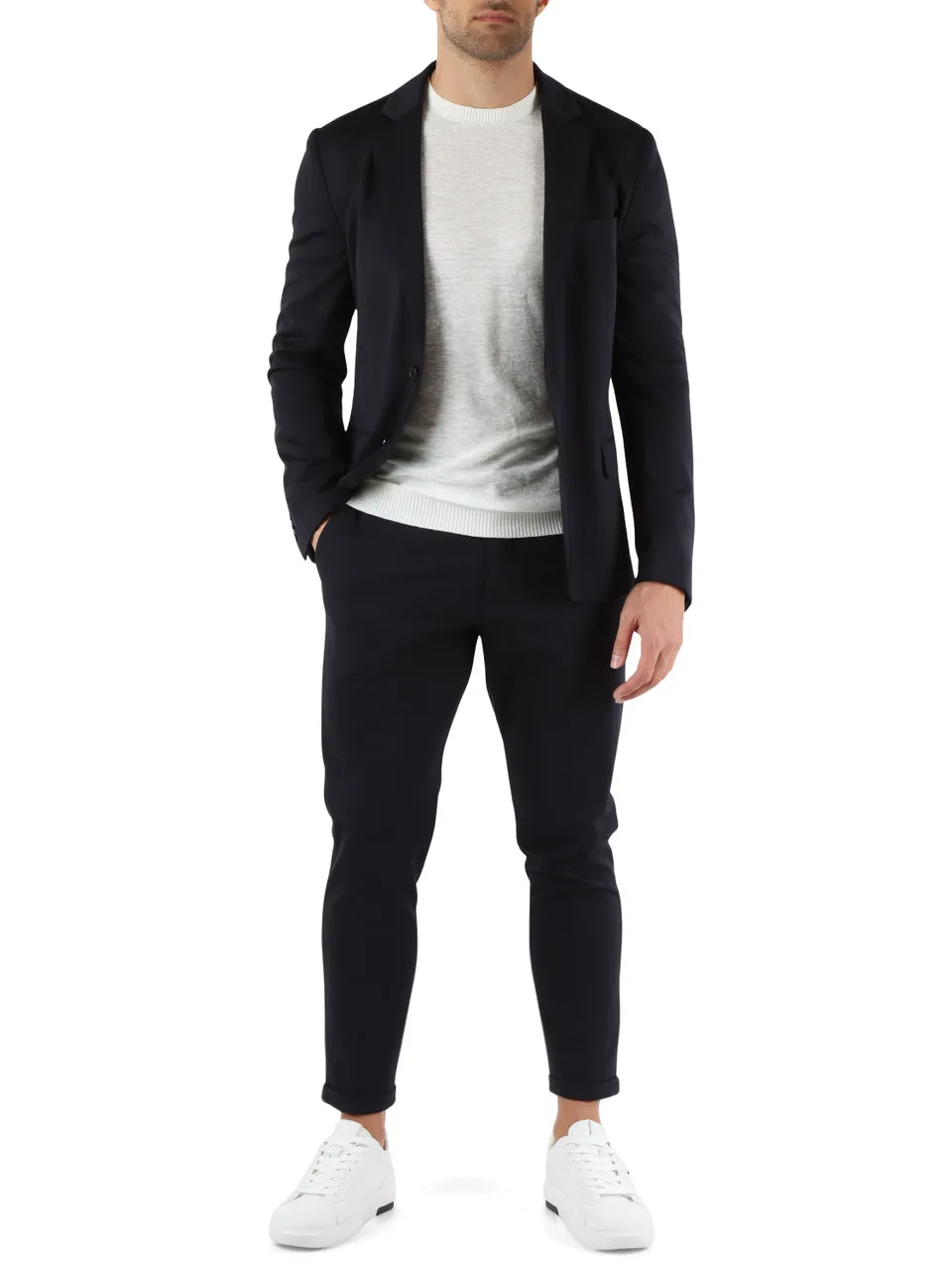 Giacca ASHE super slim fit in misto viscosa