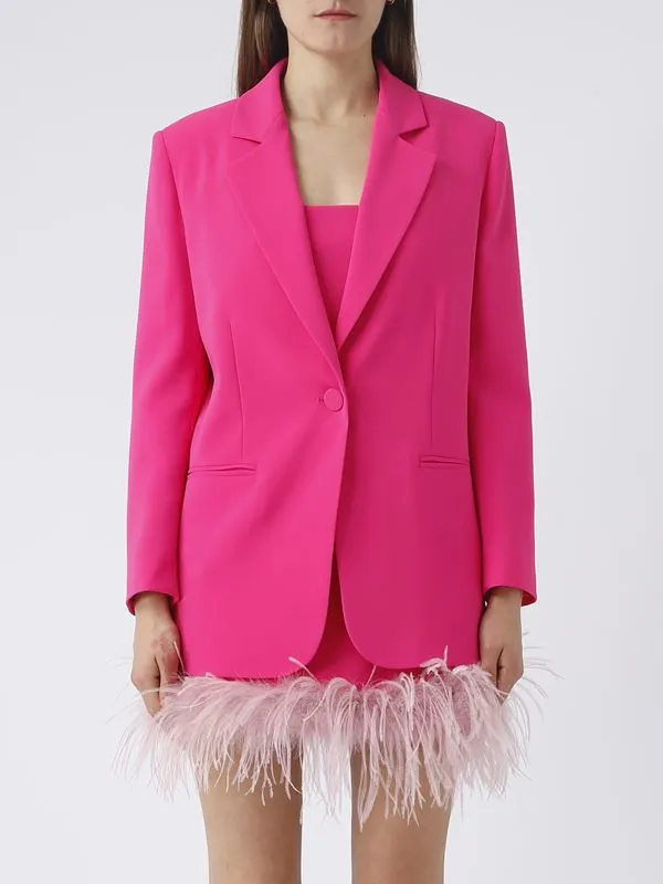 Giacca donna Pinko in crepe stretch Fuxia