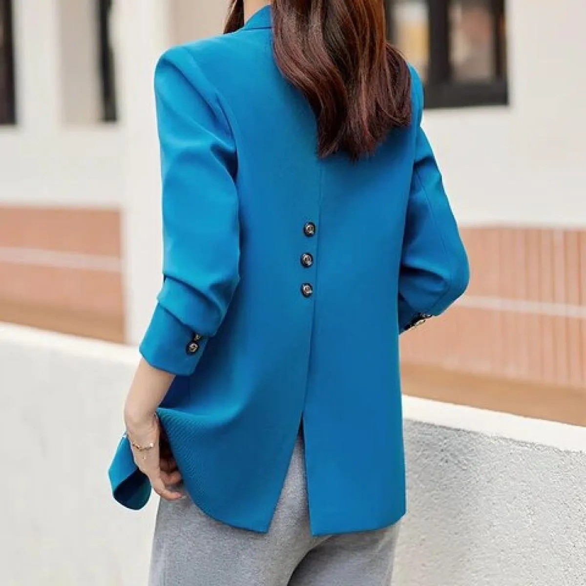 Giacca formale femminile verde verde blazer nero bottone donna verde formale blazer blazer