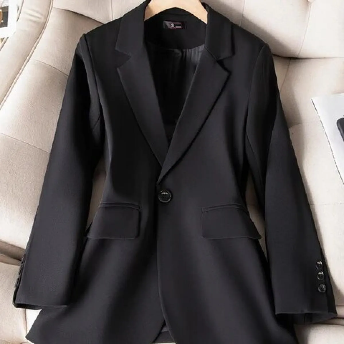 Giacca formale femminile verde verde blazer nero bottone donna verde formale blazer blazer