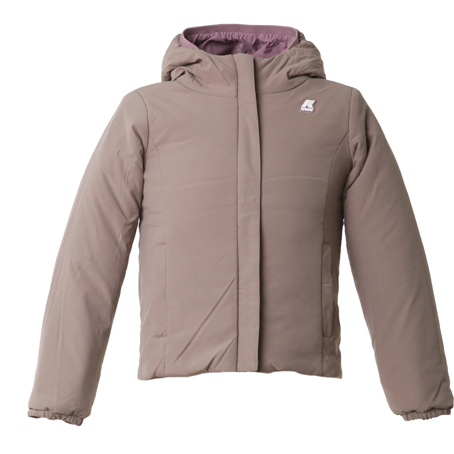 Giacca Lily Warm Double Lilla E Beige