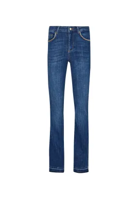 HIGH-WAISTED WITH CHAINS - Jeans a sigaretta