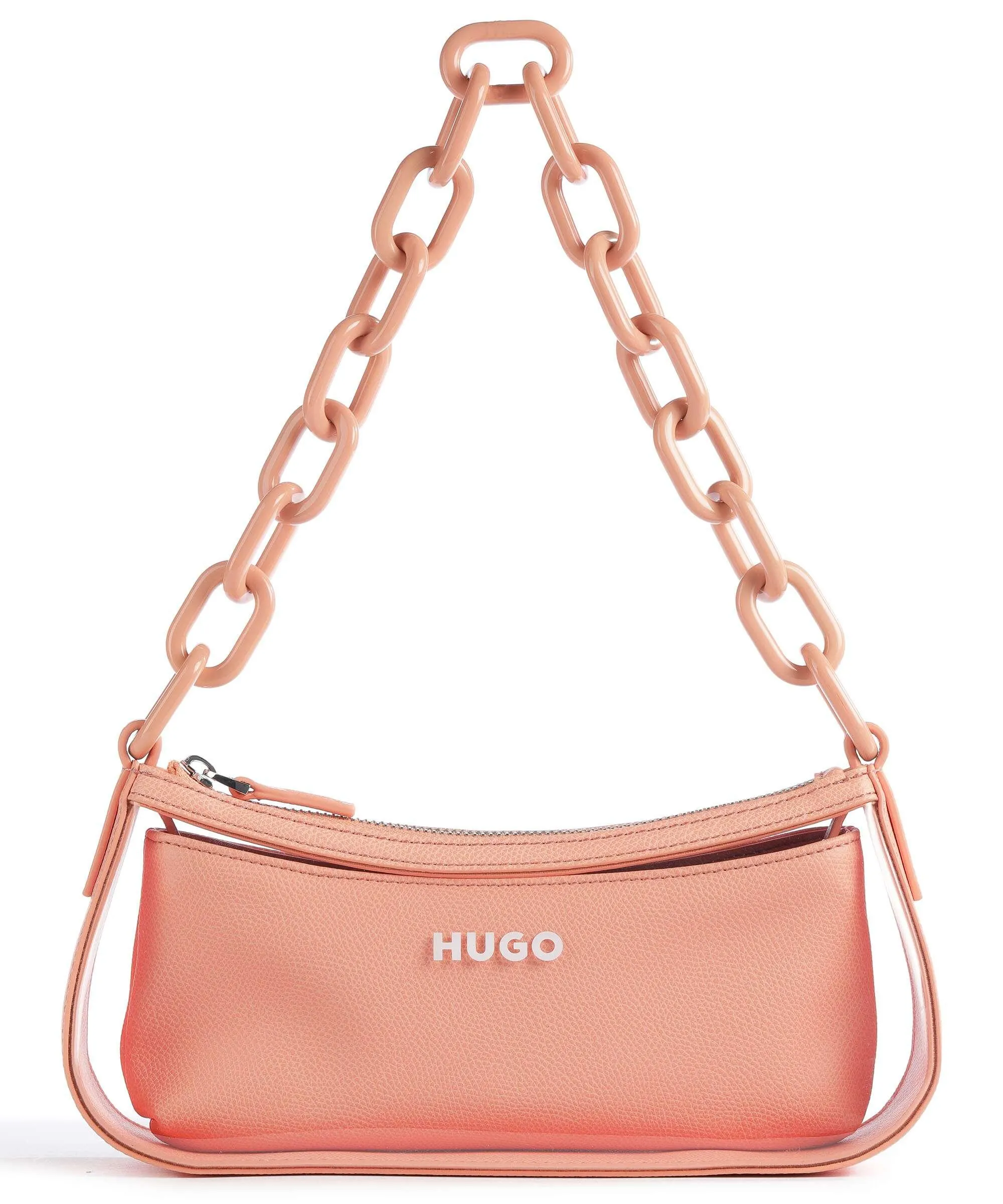  Hugo Chris Borsa a spalla plastica, pelle sintetica albicocca  