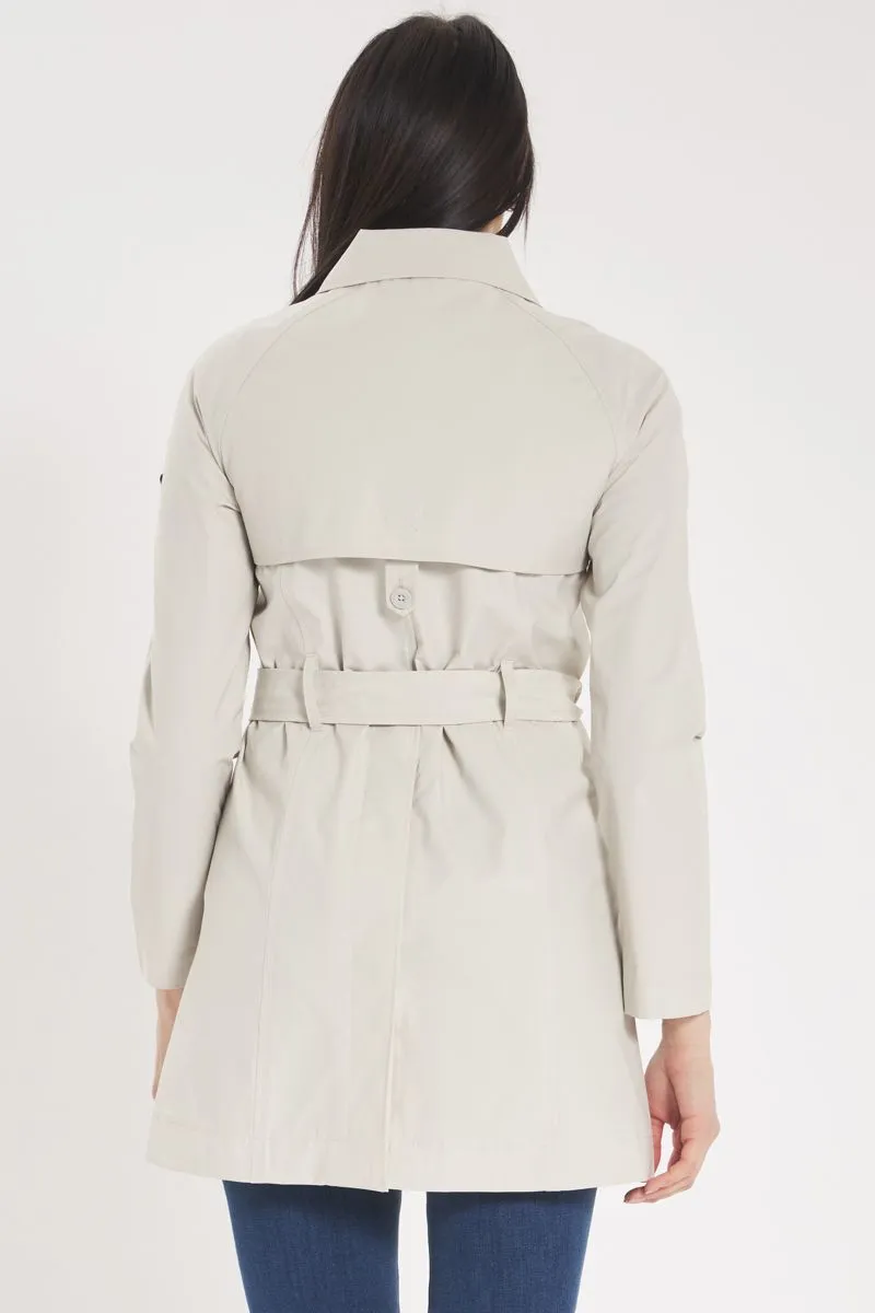 Impermeabile Donna Beige
