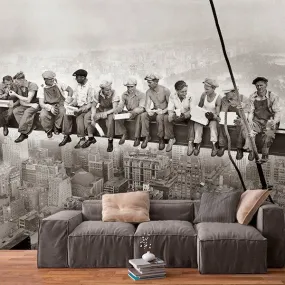 Lavoratori sulla trave - FOTOMURALI
