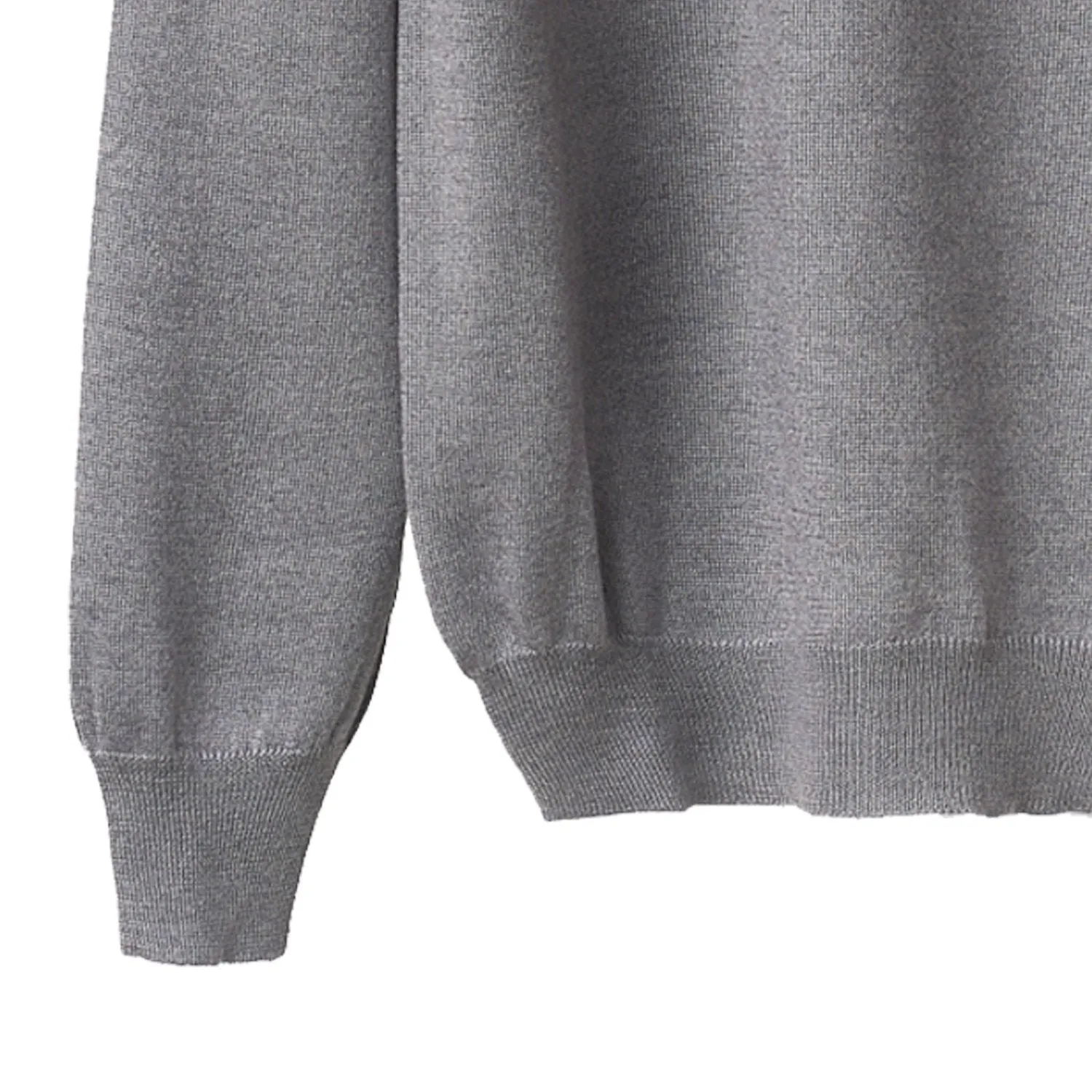 Maglia Uomo in misto Cashmere, Seta e Lana Merino Extrafine Girocollo