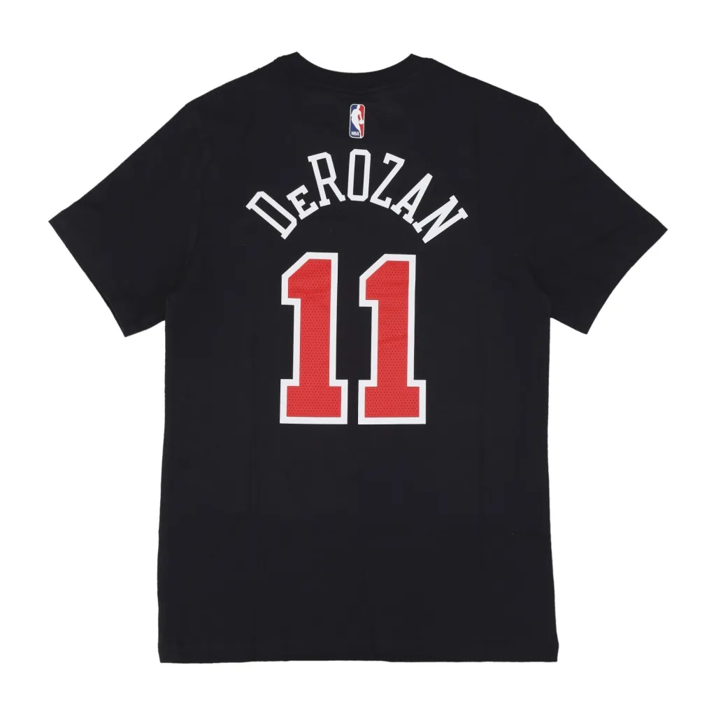 maglietta uomo nba city edition essential tee no 11 demar derozan chibul BLACK
