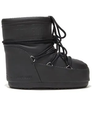 MOON BOOT Calzature,Stivaletti Icon Low Nero in Gomma 