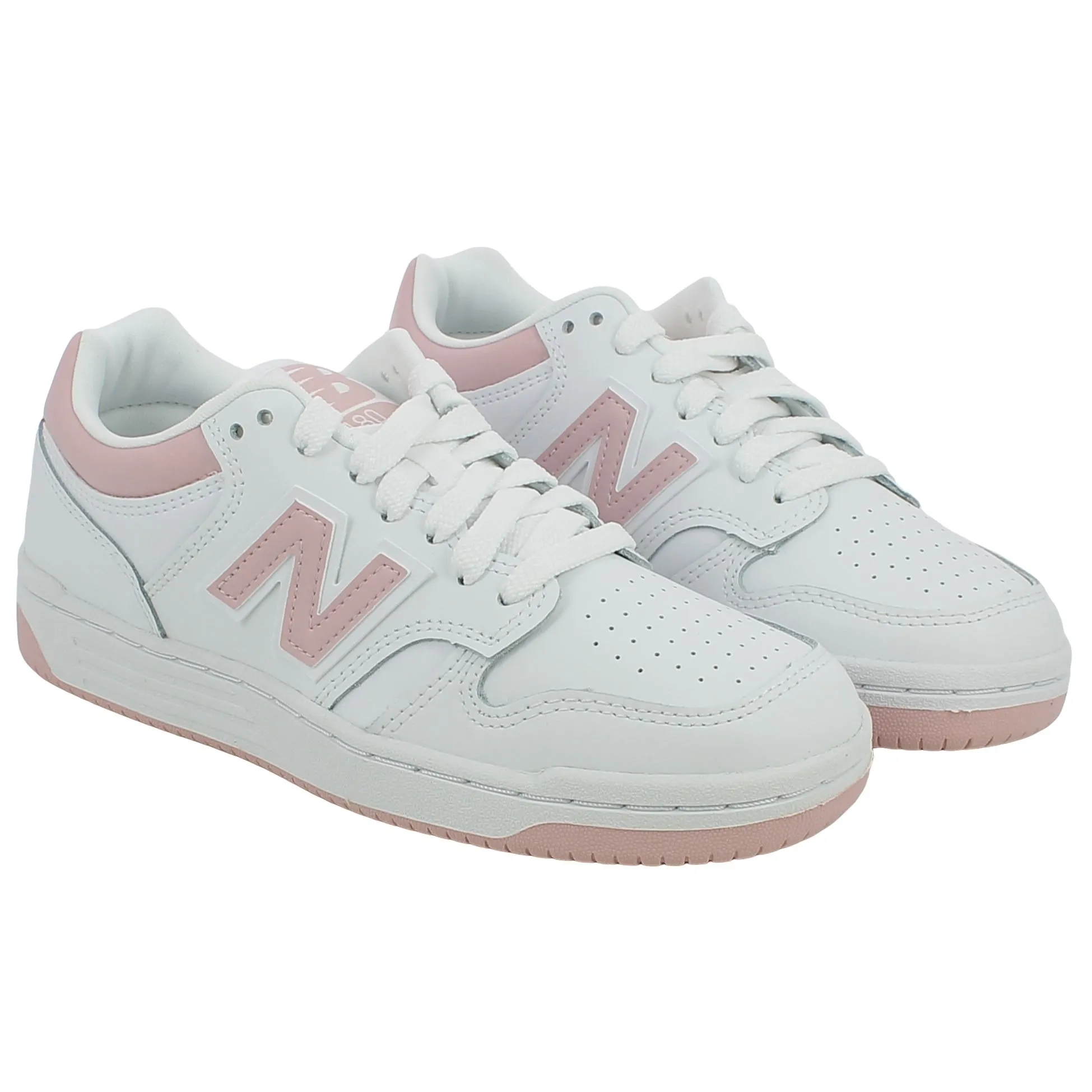 New Balance  Sneaker 480 White Pink 