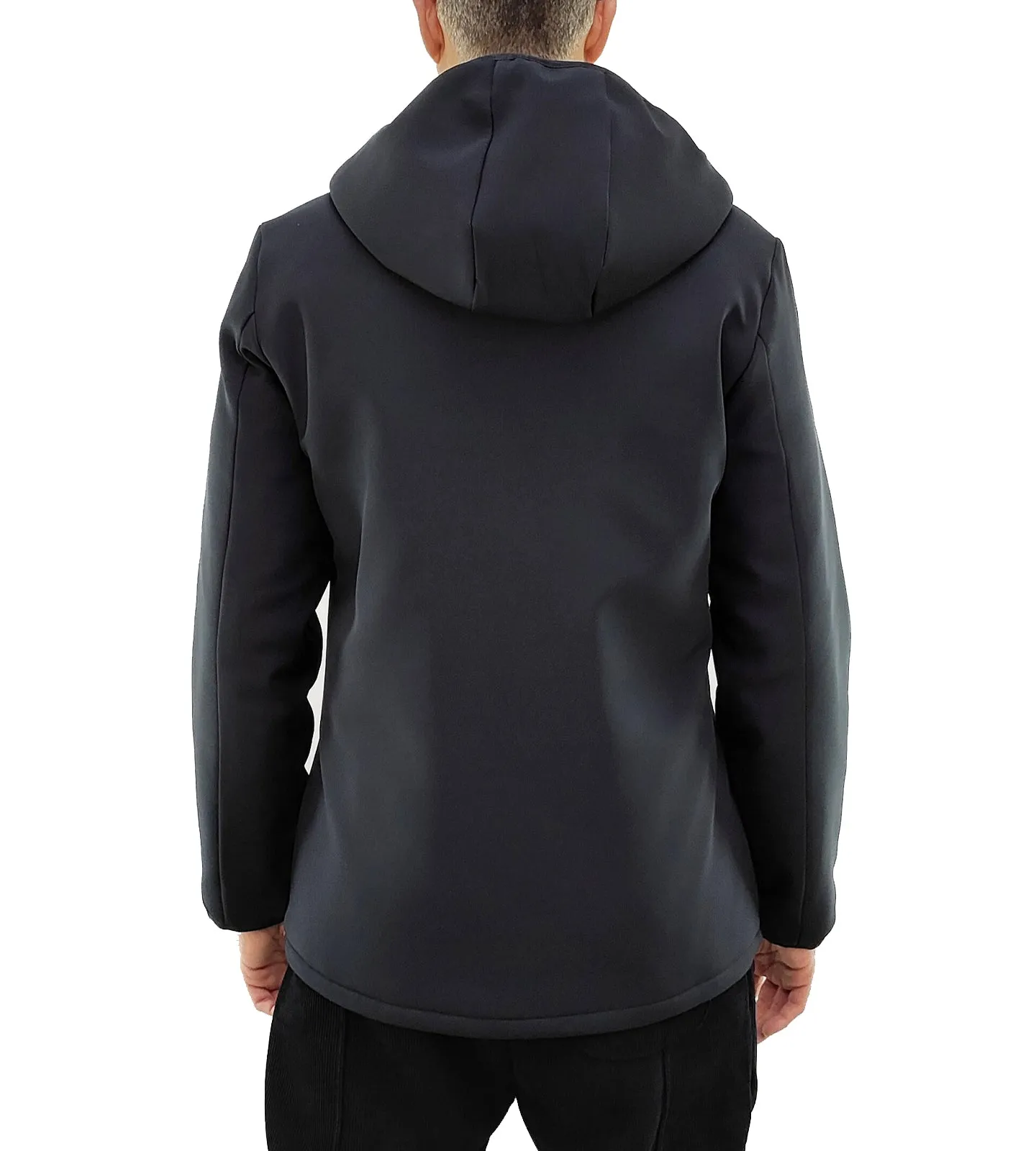Parka Uomo con Cappuccio colore Nero
