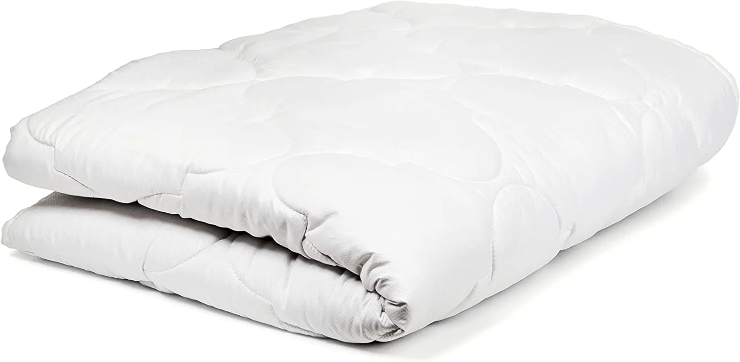 Piumino in Microfibra 135 x 200 cm - hipoallergenico per Tutte Le Stagioni piumone Trapuntato Piumini Bianco