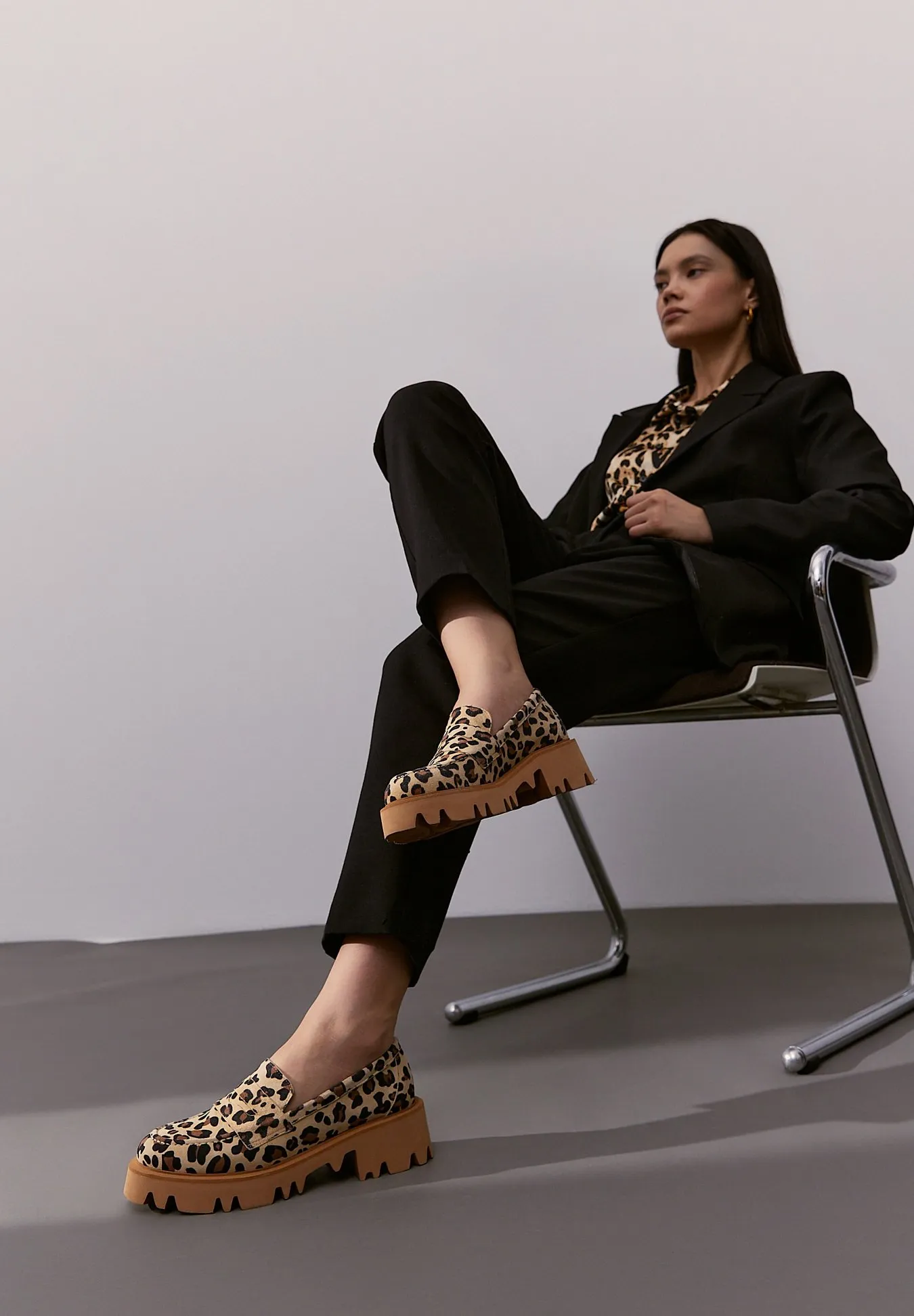 PLATFORM LOAFERS  - Scarpe senza lacci