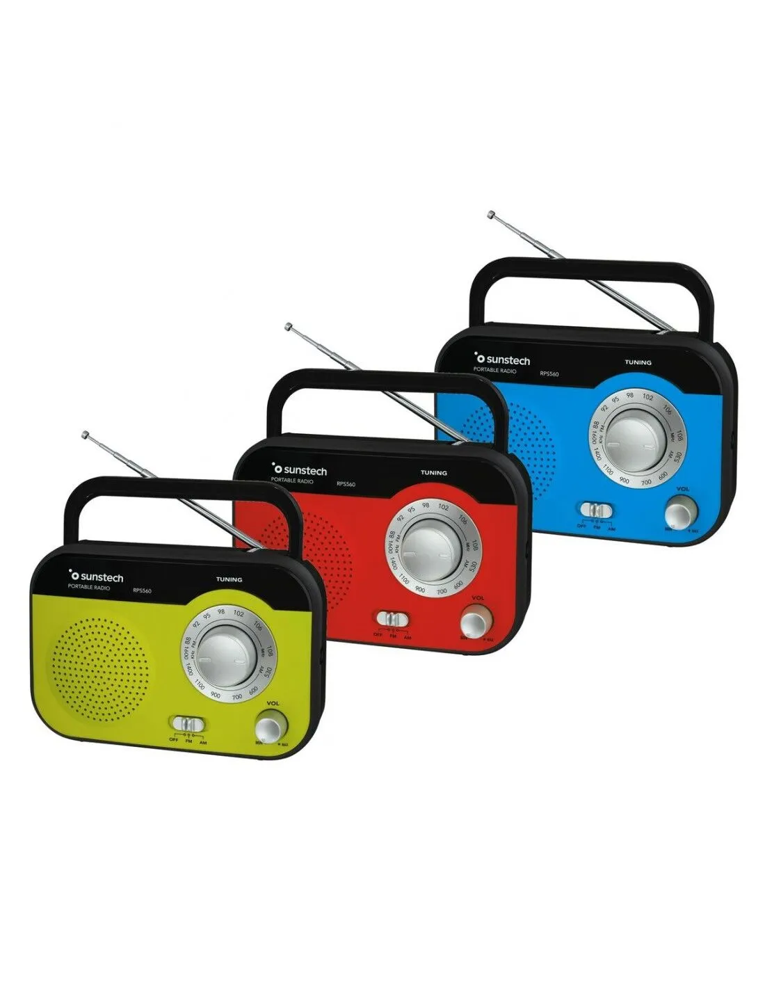 Radio Transistor Sunstech RPS560 800 mW Verde
