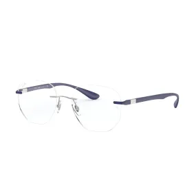   Ray-Ban RX 8766 - 1216 Argento | Occhiale Da Vista Unisex 