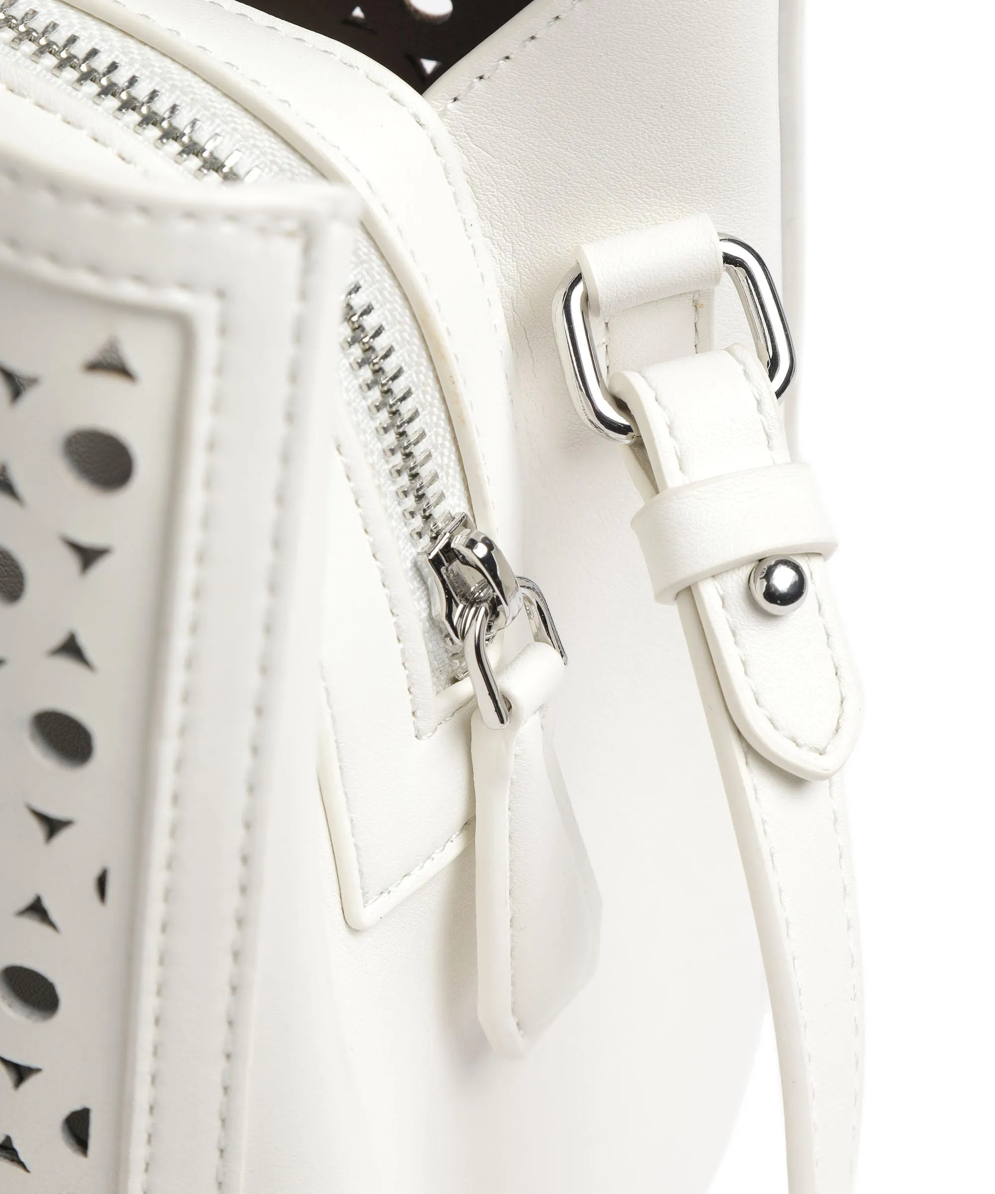  Replay Borsa a mano pelle sintetica bianco  