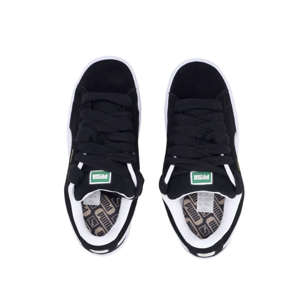 scarpa bassa uomo suede xl BLACK/WHITE
