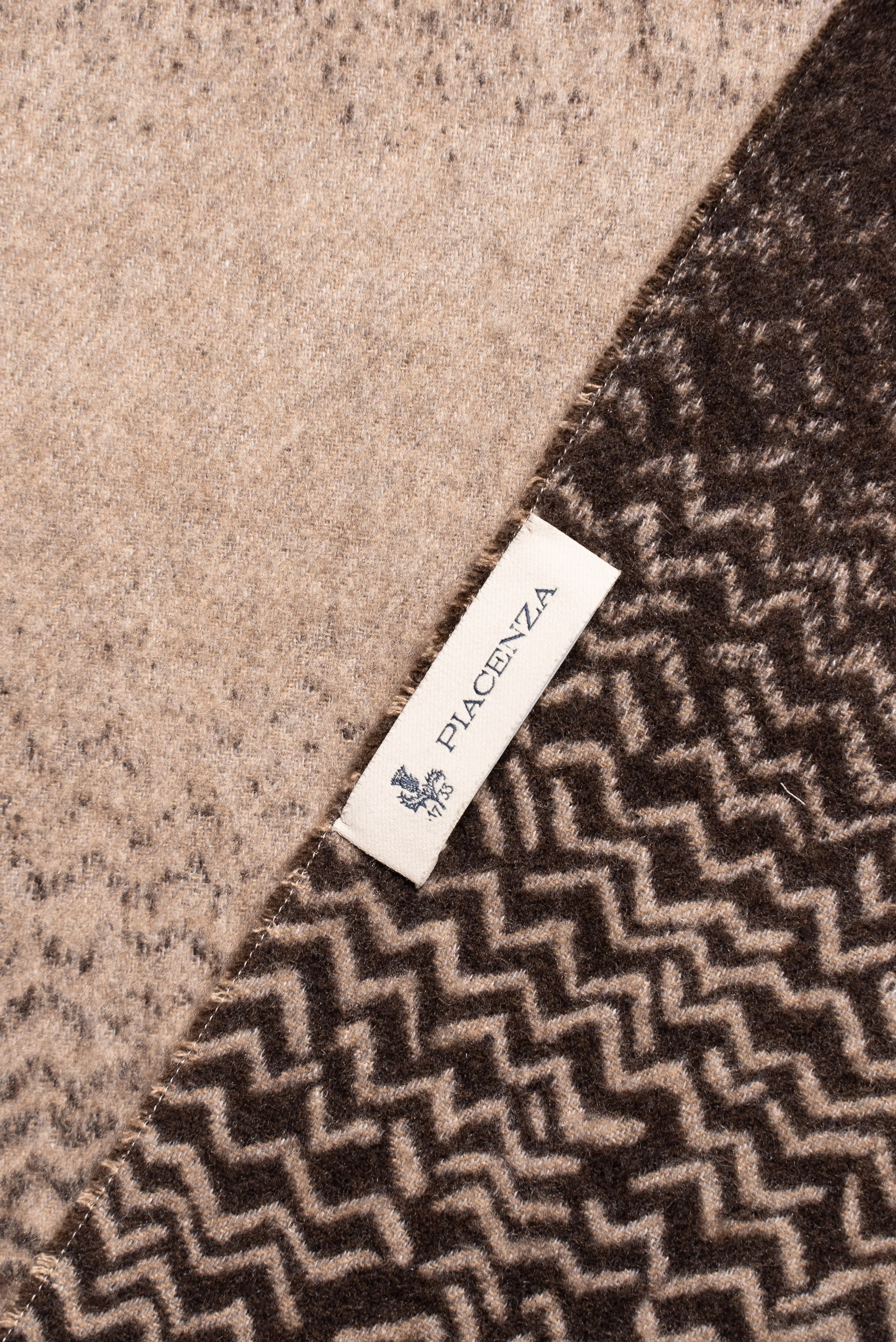 Sciarpa Cattelan toni marroni in Cashmere Seta