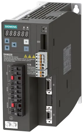 Servocomando Siemens, 3 fasi, 0,75 kW, 480 V, 6,3 A