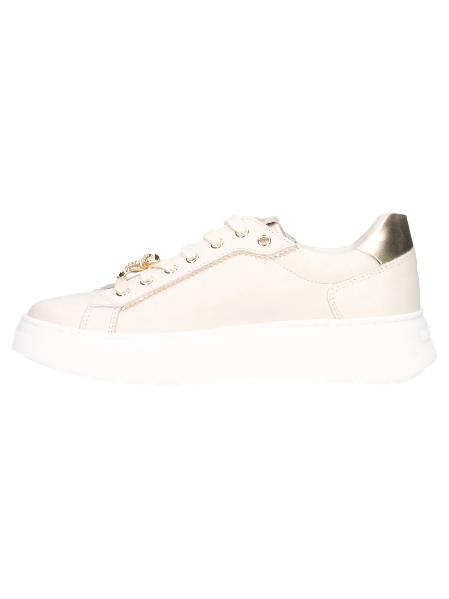 Sneaker platform Nero Giardini da donna avorio