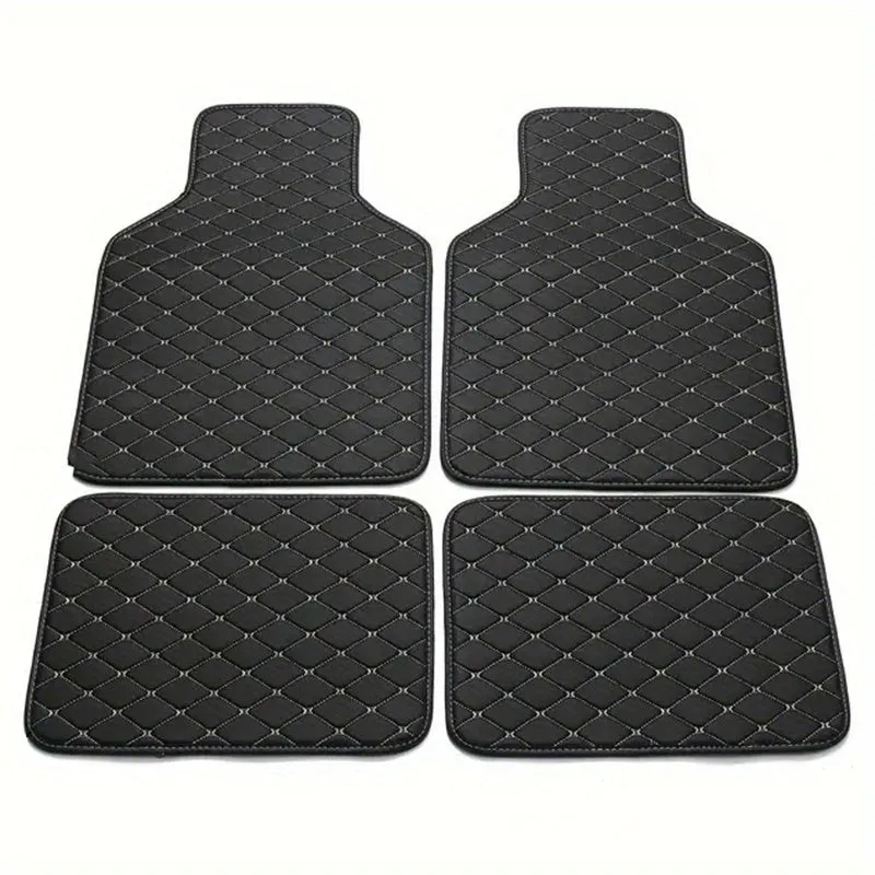 Tappetino impermeabile universale, set anteriore e posteriore (4 pz.). Tappetini in pelle, accessori per auto