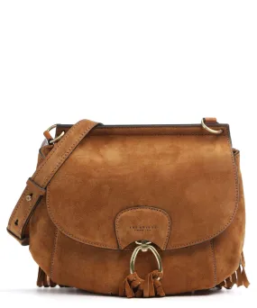  The Bridge Erica Wow Borsa a spalla pelle bovina ruvida cognac  